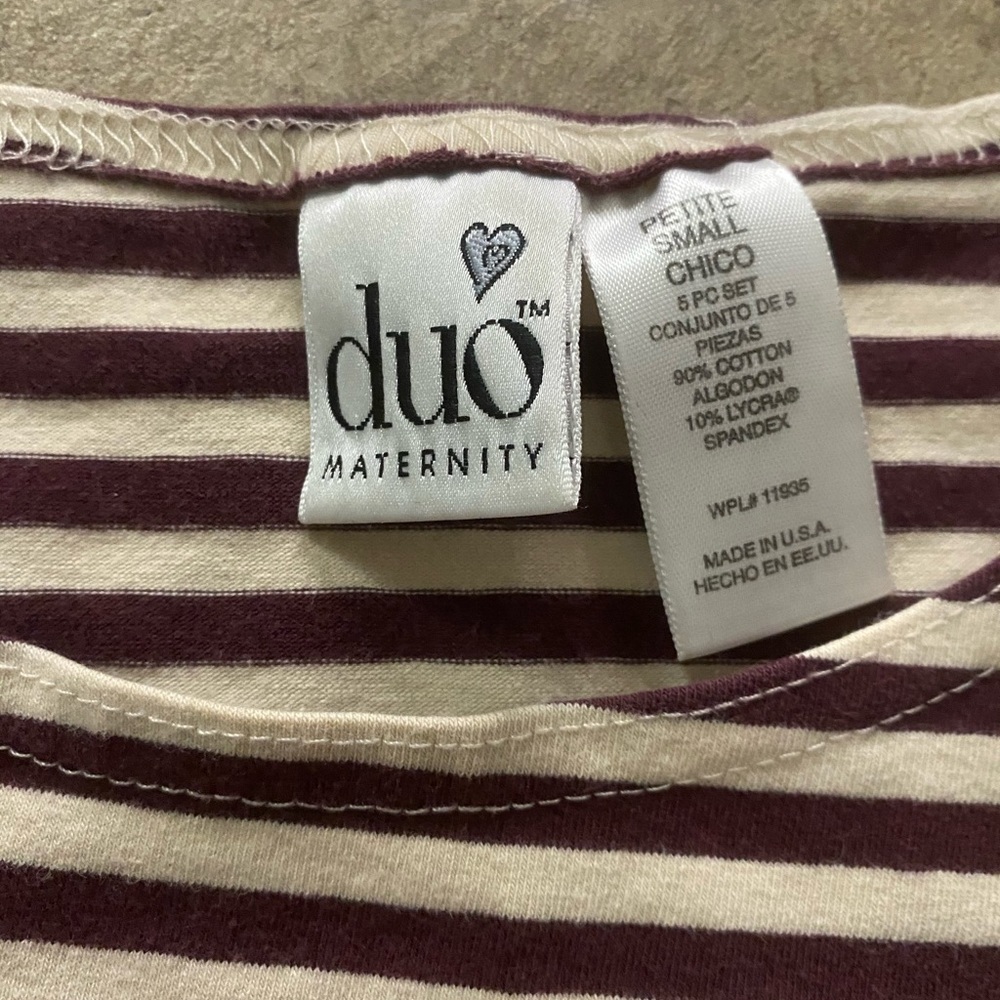 (54) Duo Maternity Tee - Picture 2 of 3